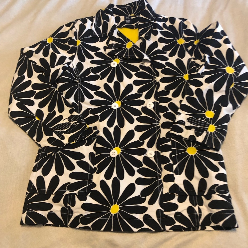 Gap kids bright floral jacket size 14-16 XXL